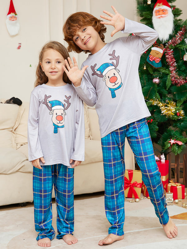 Reindeer Christmas Parent-Child Pajama Set