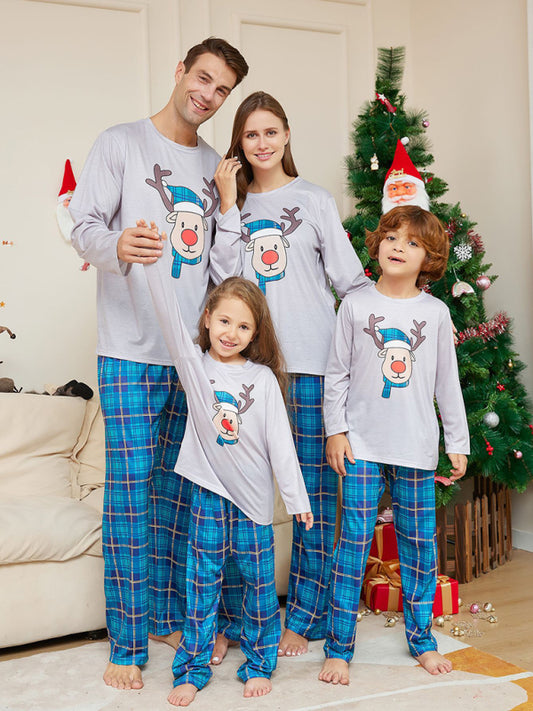 Reindeer Christmas Parent-Child Pajama Set