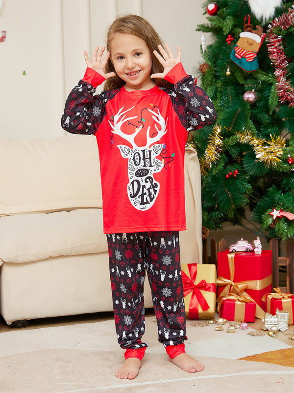 Christmas Reindeer Parent-Child Pajama Set