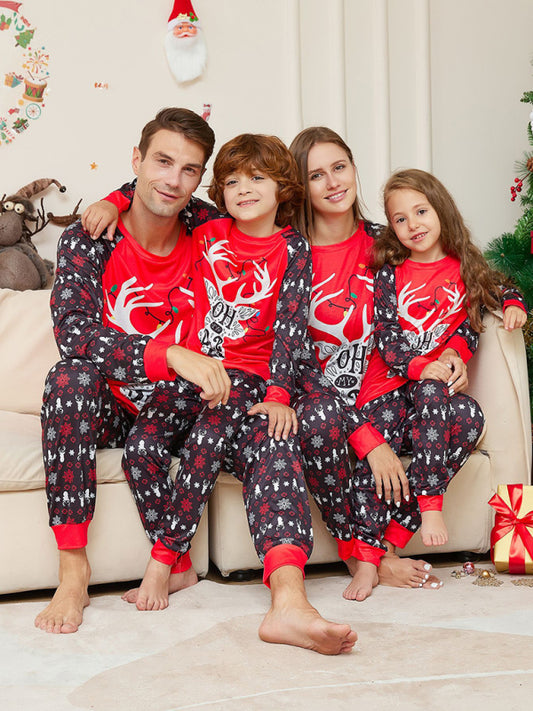 Christmas Reindeer Parent-Child Pajama Set