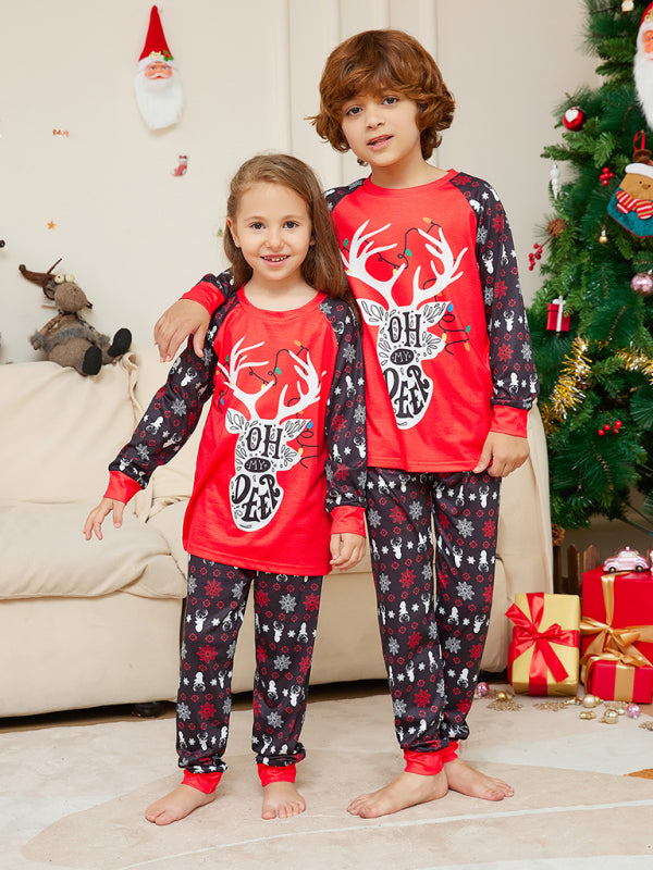 Christmas Reindeer Parent-Child Pajama Set