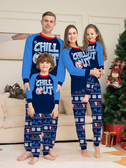 Chill Out Christmas Parent-Child Pajama Set