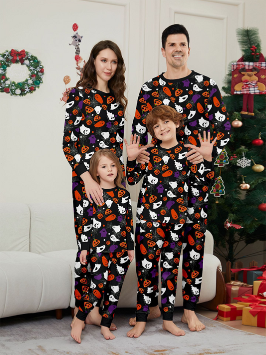 Halloween Party Printed Pajama Set