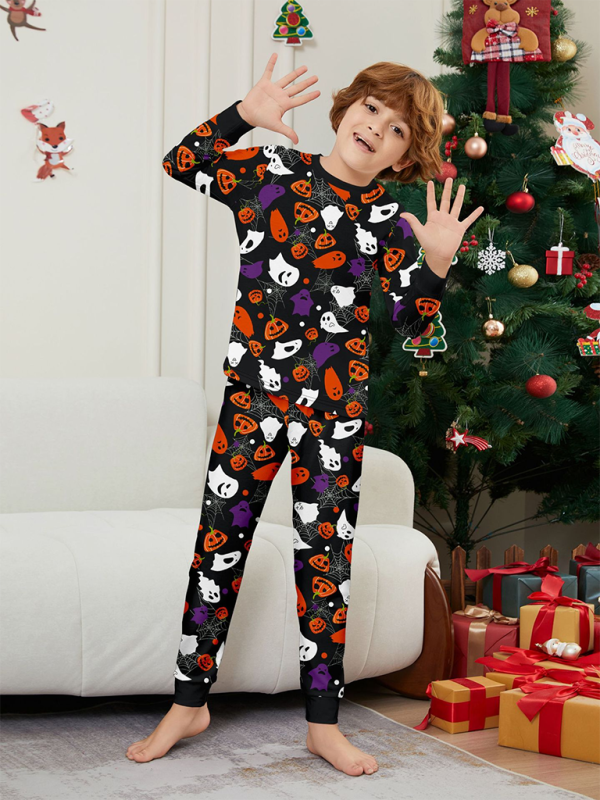 Halloween Party Printed Pajama Set