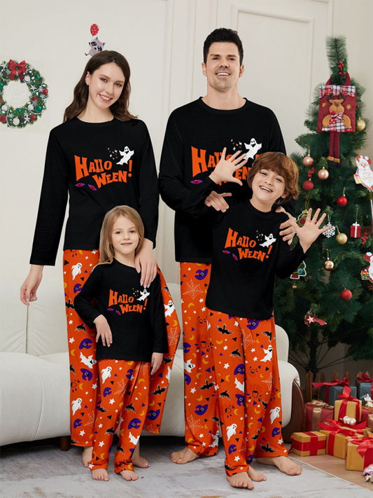 Halloween Parent-Child Pajamas Set