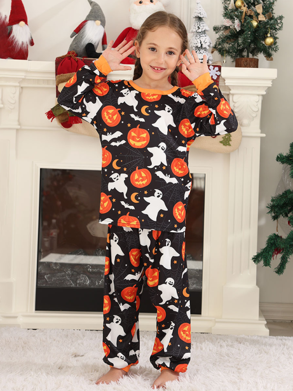 Halloween Printed Pajama Set