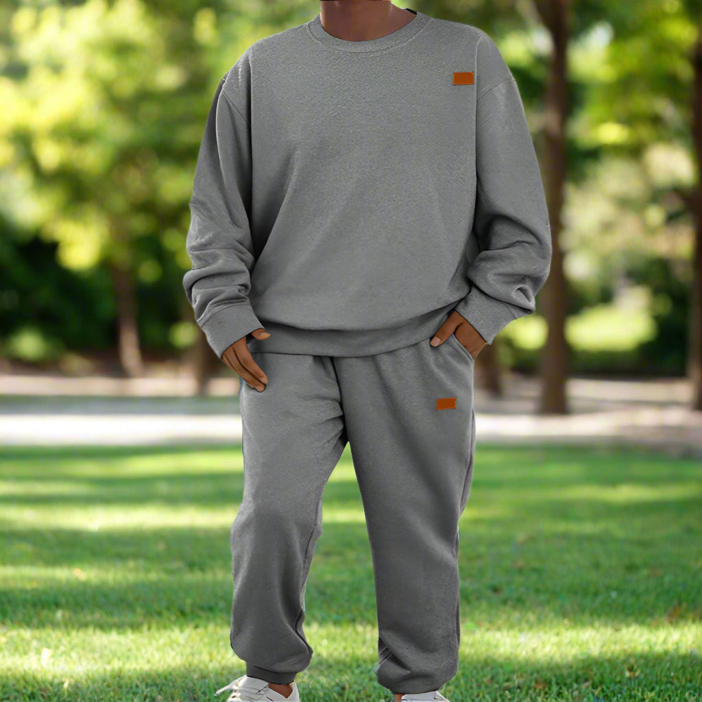 Crew Neck Sweatshirt & Sweatpant Set