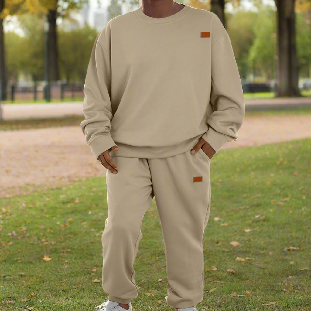 Crew Neck Sweatshirt & Sweatpant Set