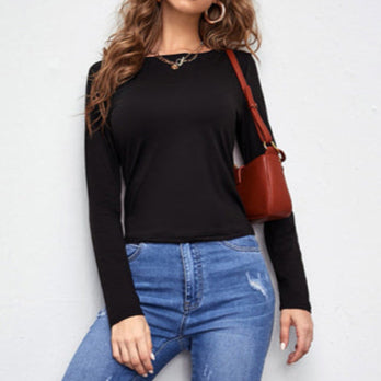 Tie Back Long Sleeve Top