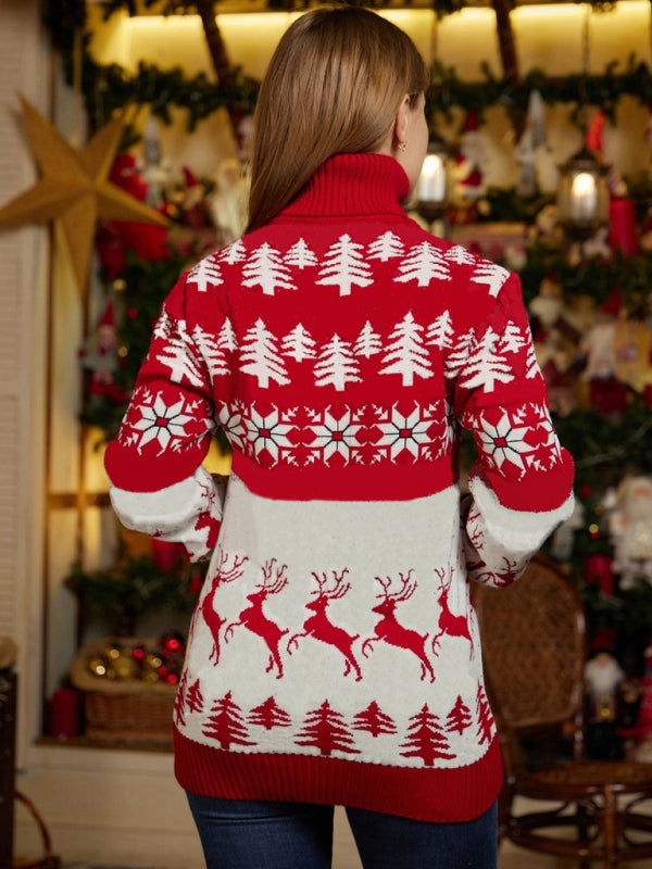 Reindeer Christmas Knit Sweater