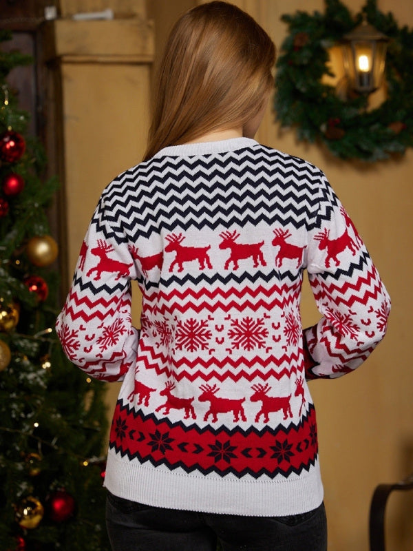 Christmas Reindeer Knit Sweater