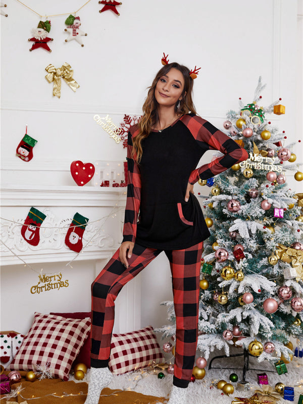 Christmas Plaid Pajama Set