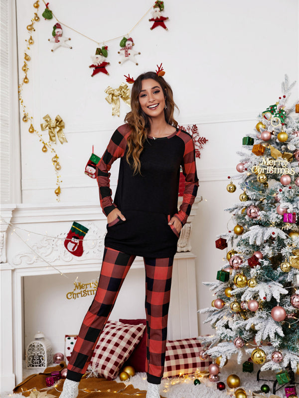 Christmas Plaid Pajama Set