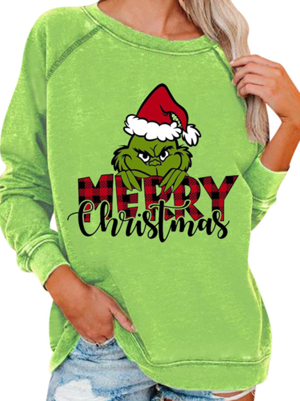 Christmas Grinch Knit Sweater