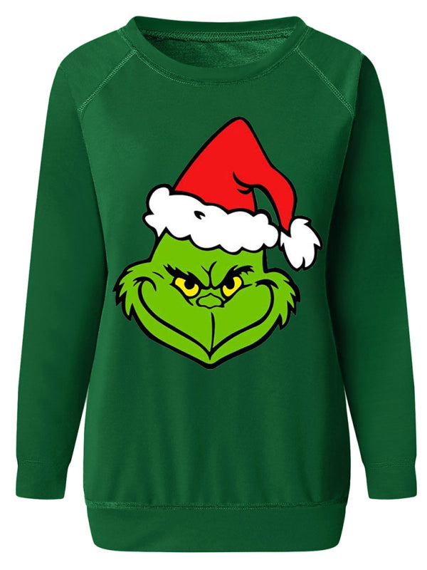 Christmas Grinch Knit Sweater