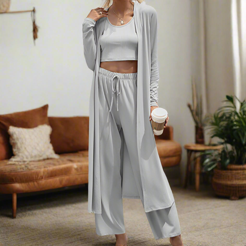 Three Piece Pant Lounge Set