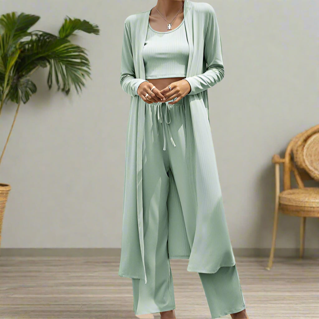 Three Piece Pant Lounge Set