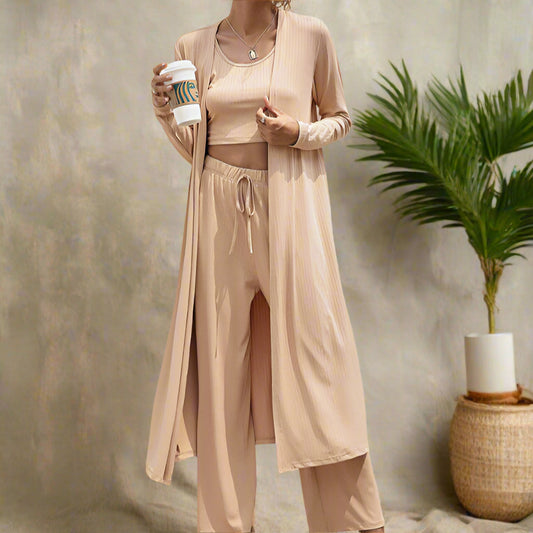 Three Piece Pant Lounge Set