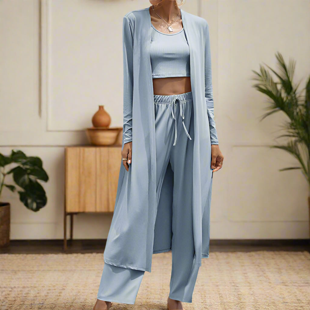 Three Piece Pant Lounge Set