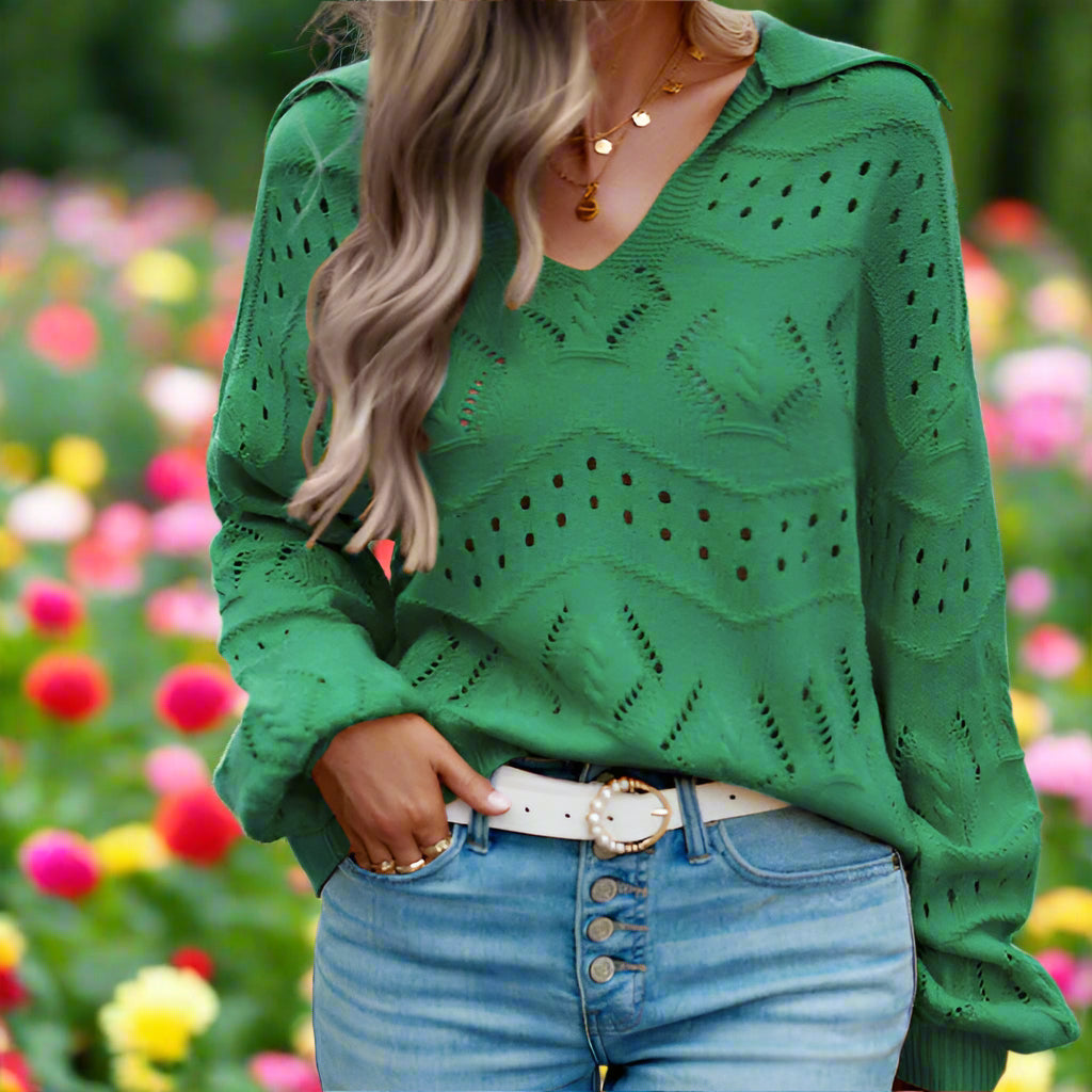 Long Sleeve Knit Top