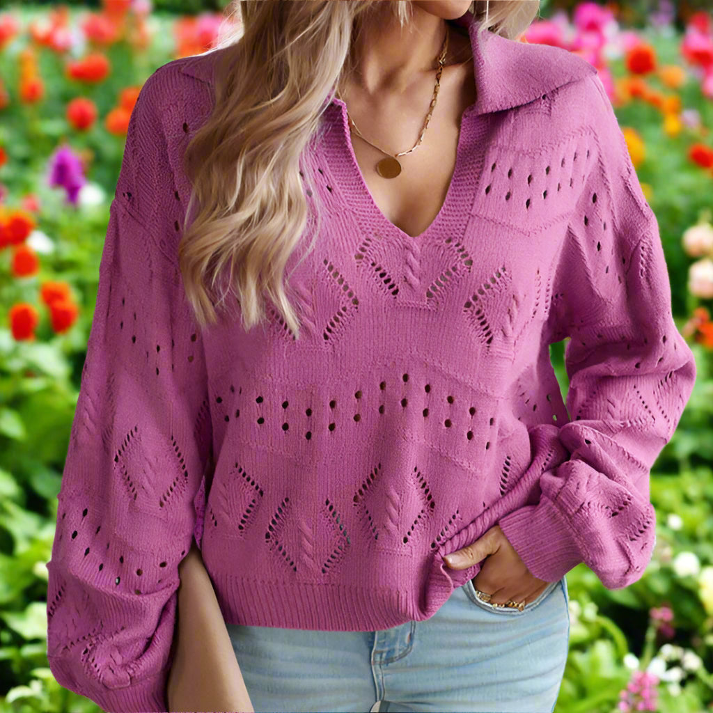 Long Sleeve Knit Top