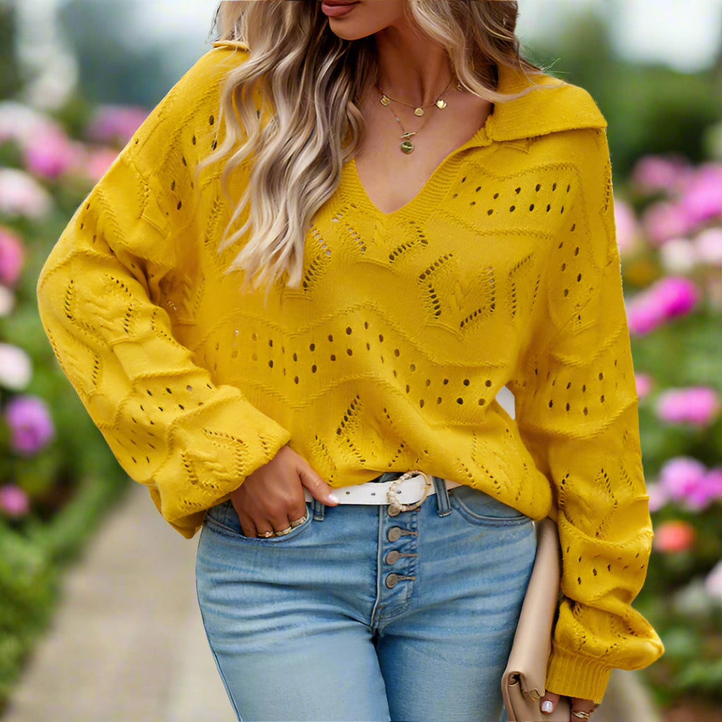 Long Sleeve Knit Top