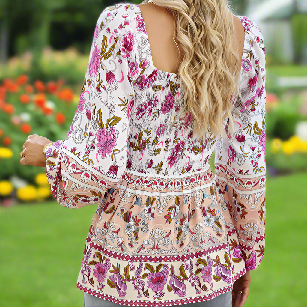 Floral Long Sleeve Top