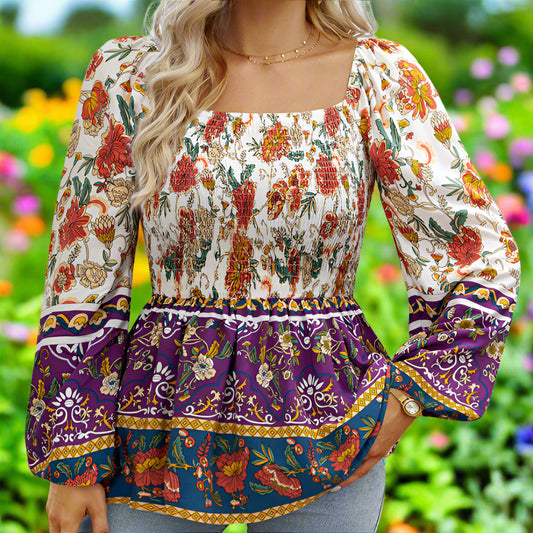 Floral Long Sleeve Top