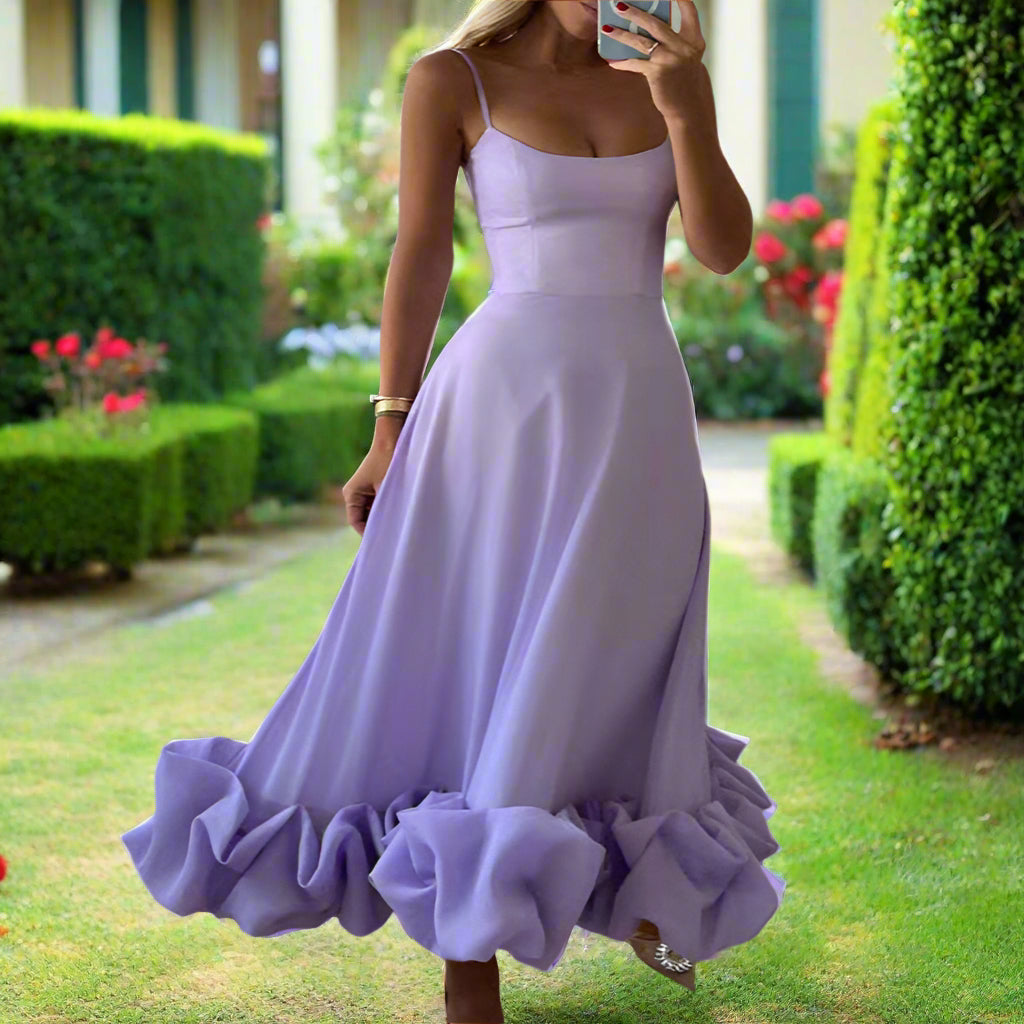 A-Line Dress with Poof Skirt