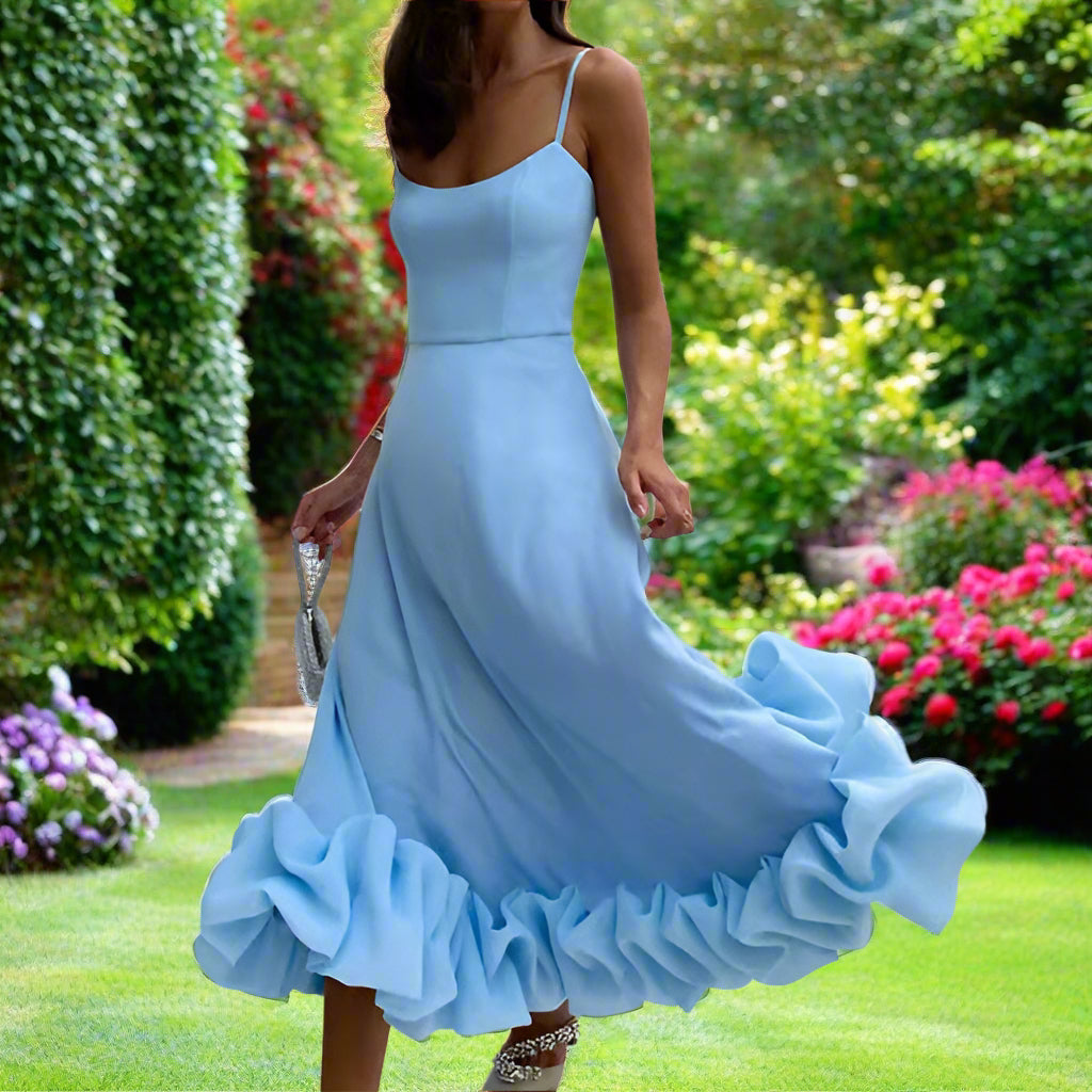 A-Line Dress with Poof Skirt