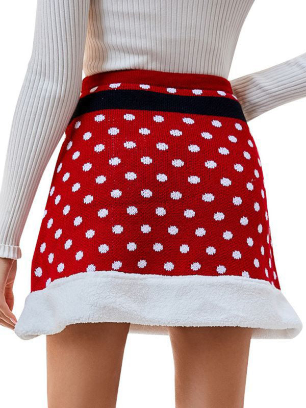 Knit Christmas Skirt