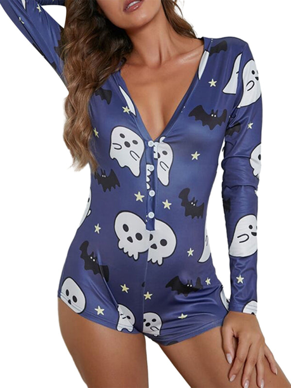 Halloween Pajama Romper