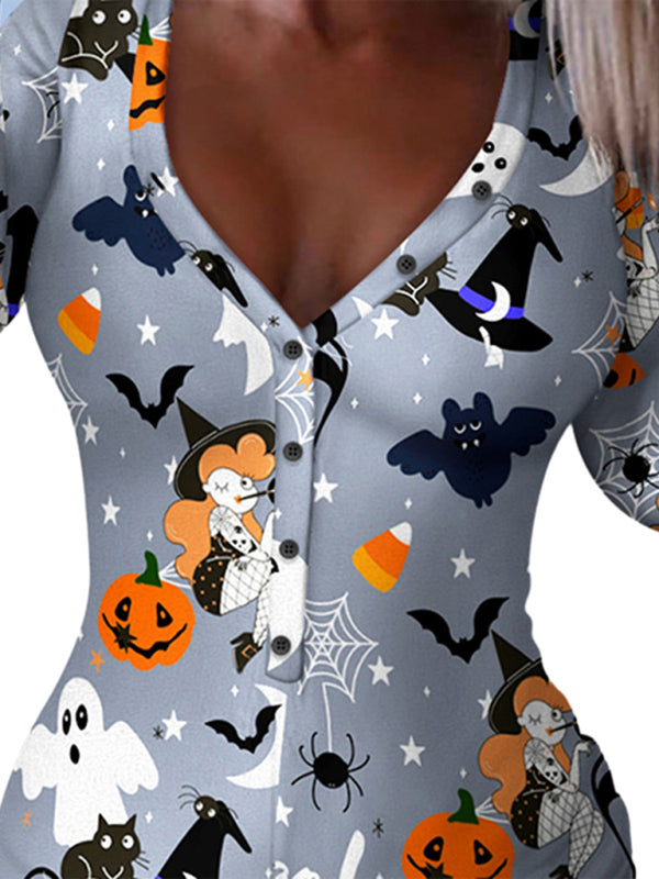 Halloween Pajama Romper