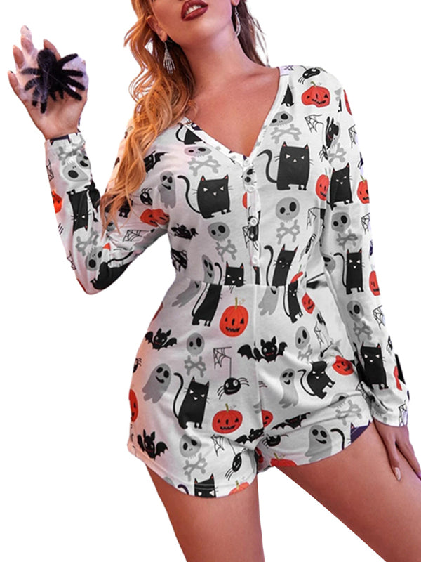 Halloween Pajama Romper