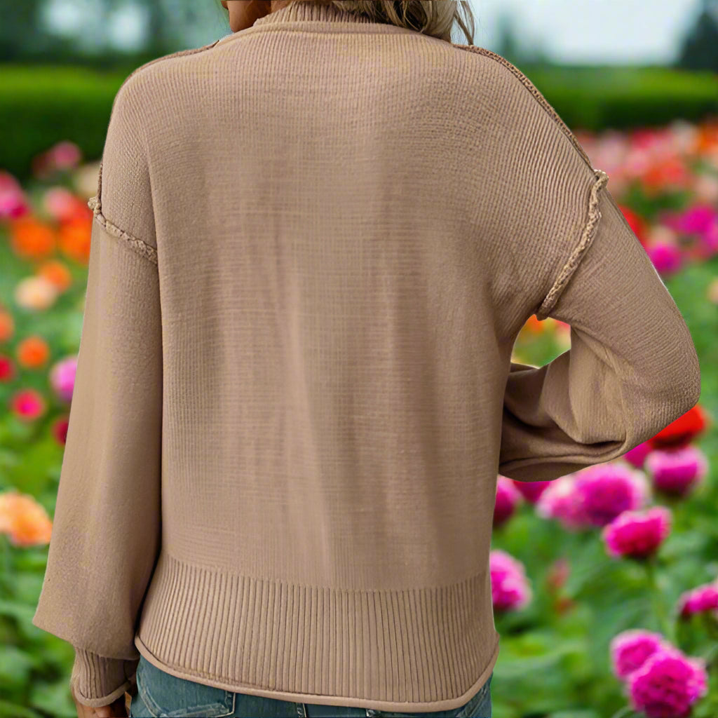 Khaki Knit Sweater