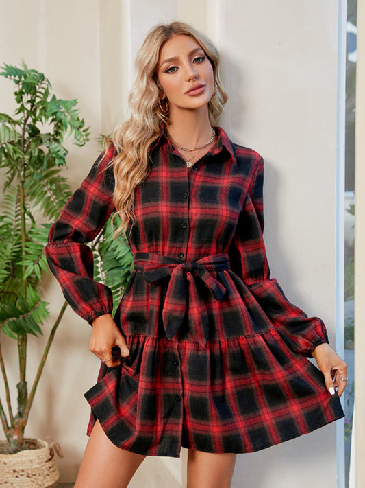 Plaid Christmas Dress