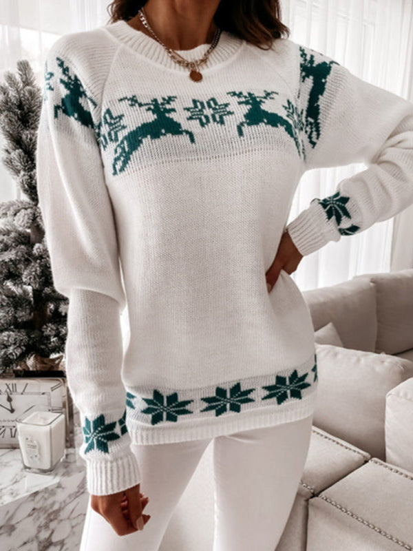 Reindeer Knit Christmas Sweater