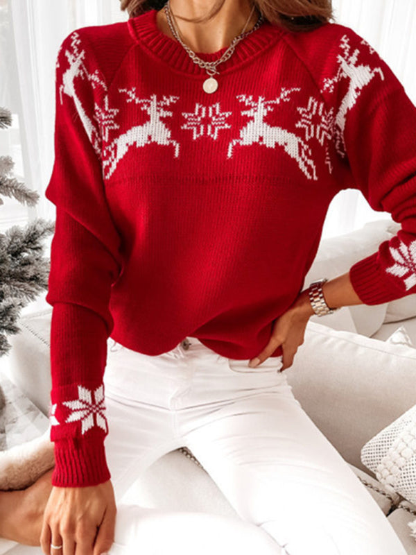 Reindeer Knit Christmas Sweater