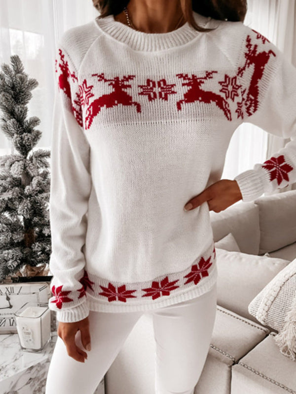 Reindeer Knit Christmas Sweater