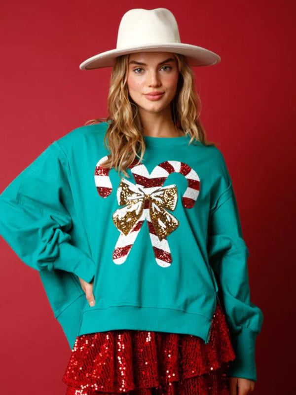 Candy Cane Christmas Sweatshirt