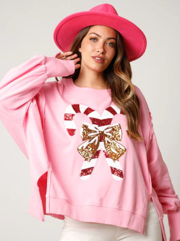 Candy Cane Christmas Sweatshirt