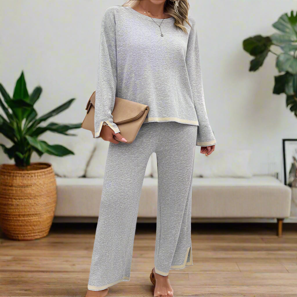 Long Sleeve Knit Pant & Top Set