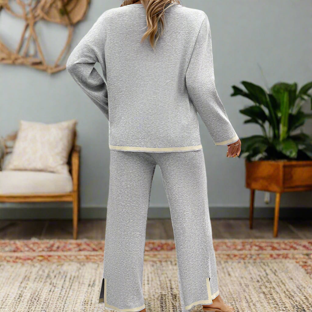 Long Sleeve Knit Pant & Top Set