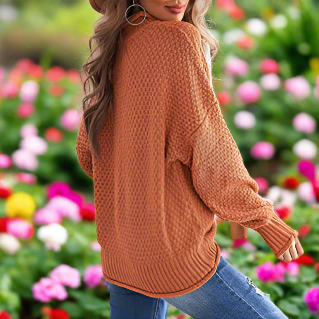 Long Sleeve Knit Thermal Sweater