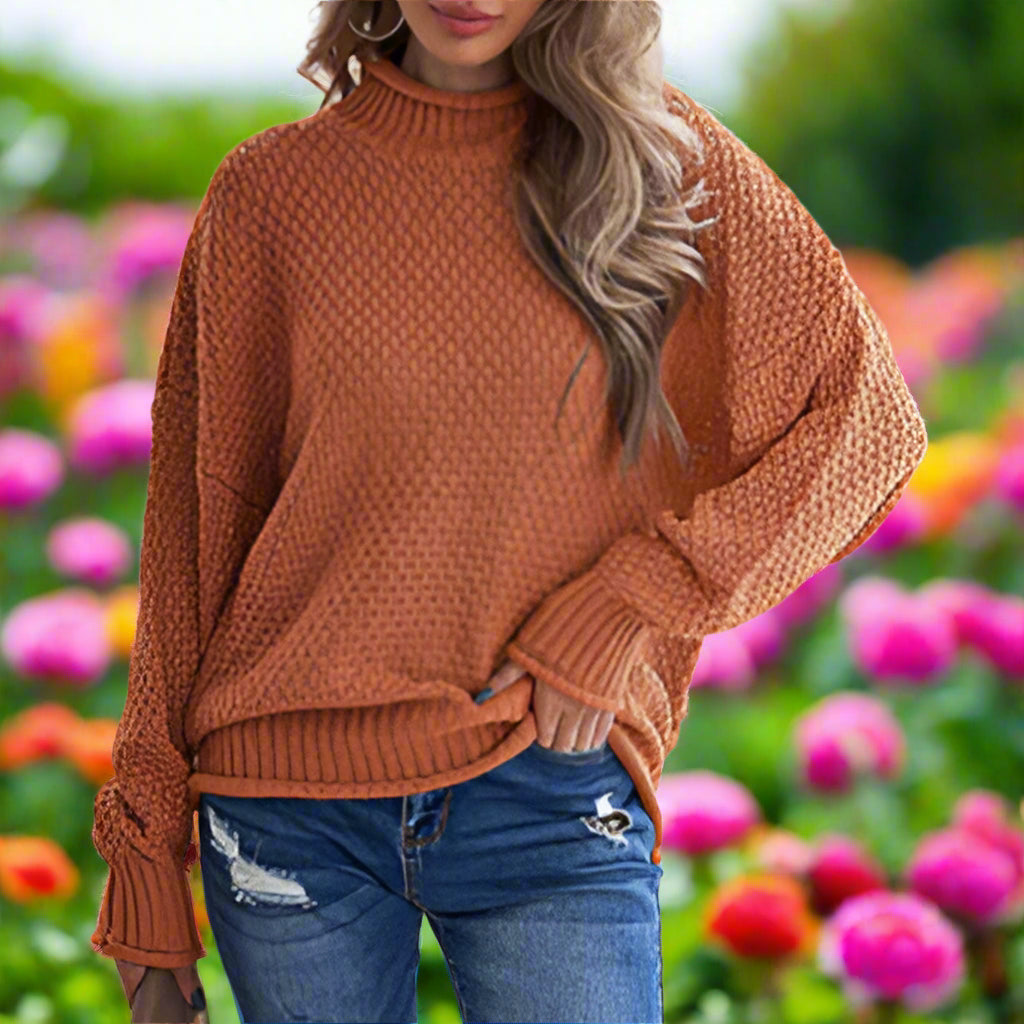 Long Sleeve Knit Thermal Sweater