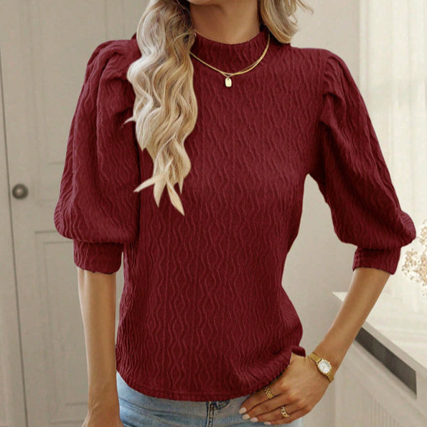 Short Puff Sleeve Top