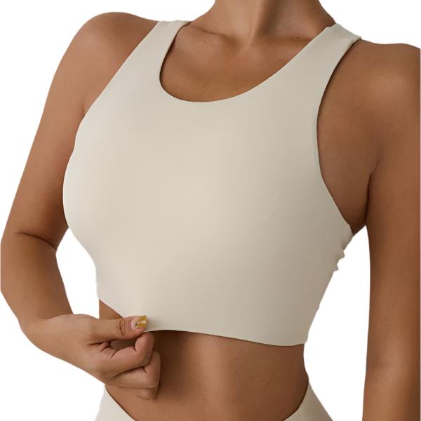 Geometric Back Sports Bra