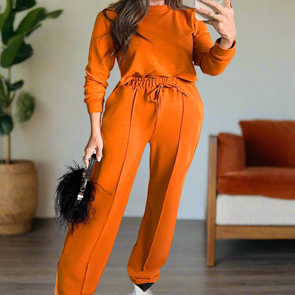 Long Sleeve Top & Trouser Set