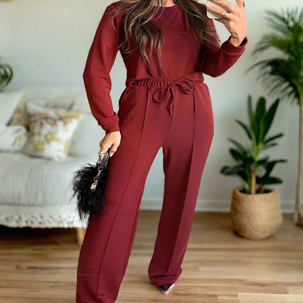 Long Sleeve Top & Trouser Set