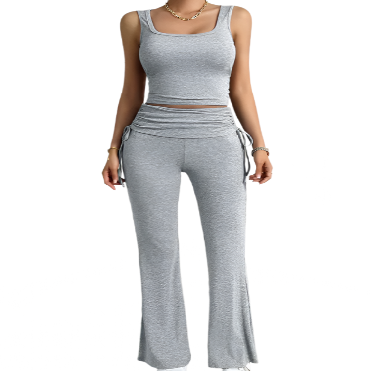 Sleeveless Top & Yoga Pant Lounge Set